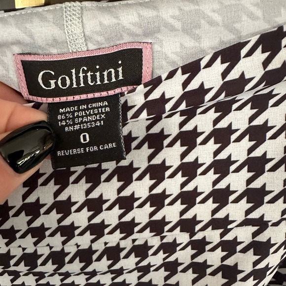 Golftini Houndstooth Golf skirt skort - Picture 9 of 9